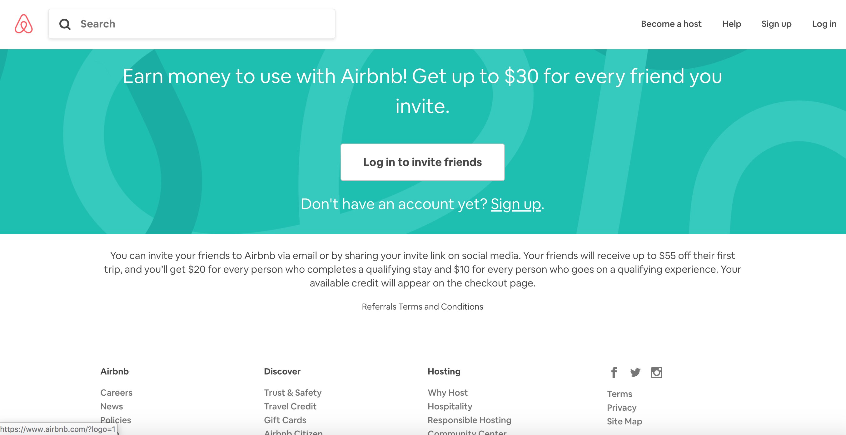 Airbnb Referral