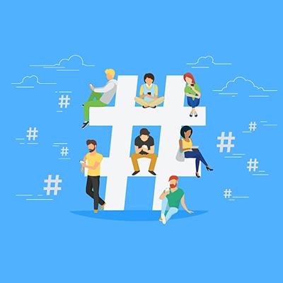 Growing social media tip-hashtag-game