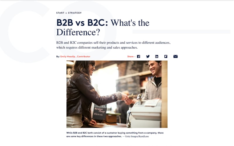B2C vs B2B Marketing