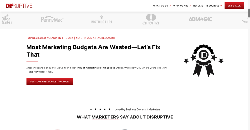 Disruptive Advertising