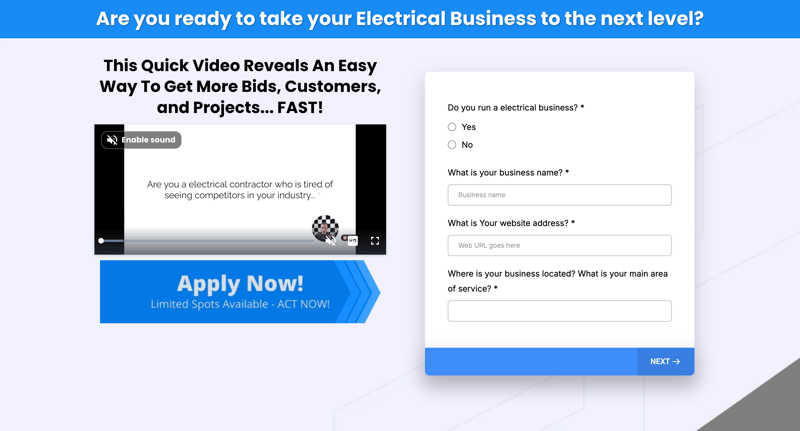 Electrician Marketing Pro