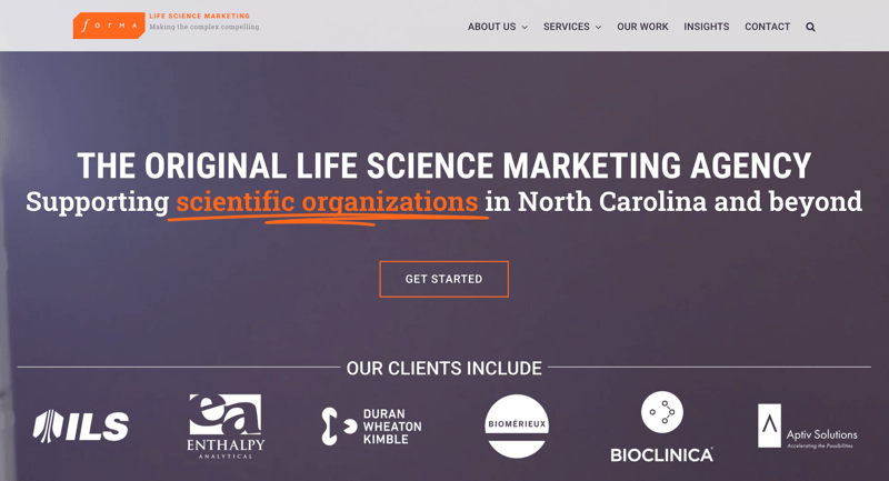 Forma Life Science Marketing