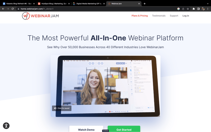 Hosting Webinars or Live Events