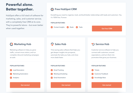 Signup for HubSpot