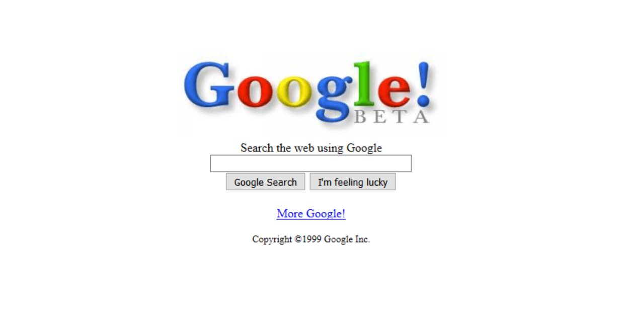 Google in 1999