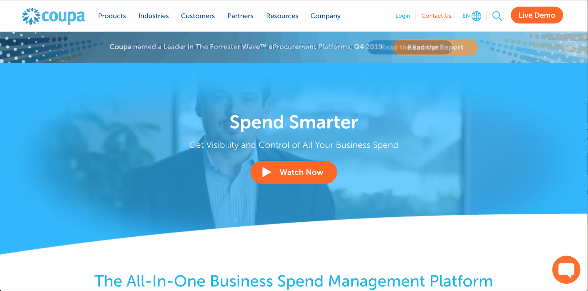 Coupa - Saas Website Design