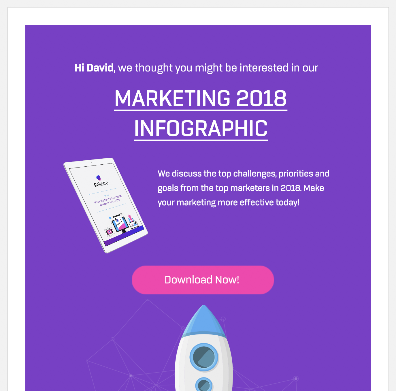 infographic email