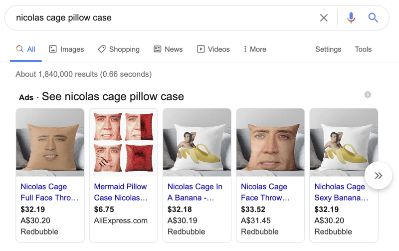 Nicolas Cage Pillow Case Google Search Results