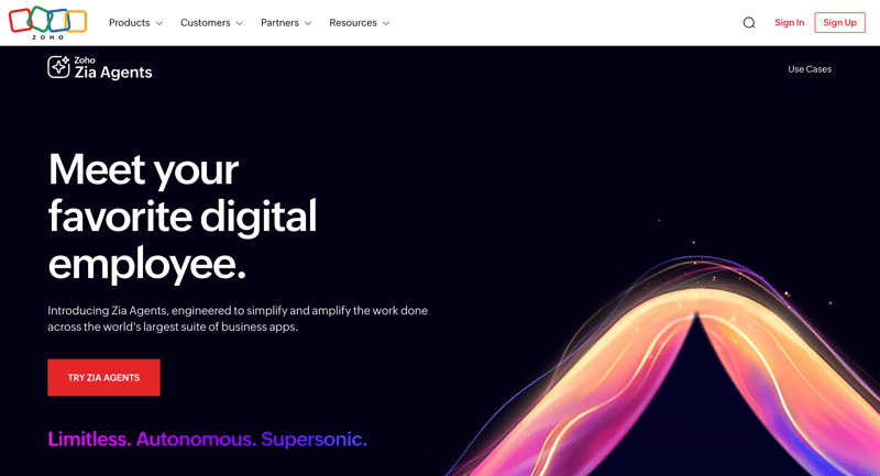Zoho Marketing AI Agents Features